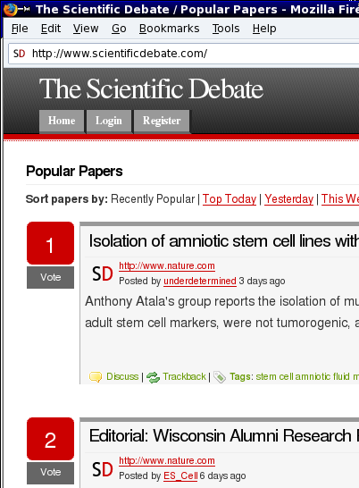 Scientific Debate