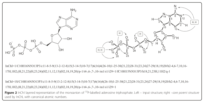 Assignment of Elements to Atom Indexes in InChI.