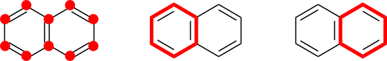 Atom Selection in Naphthalene