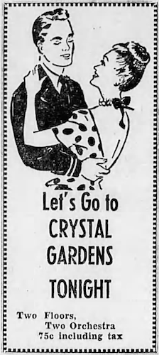 Crystal Garden Advertisement